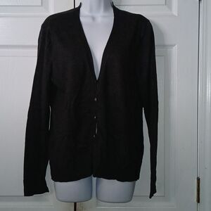 7th Avenue New York & Company Design Studio  black cardigan   Sz XL